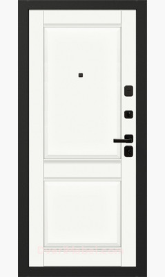Входная дверь OIKO ACOUSTIC Art Black/Marble - фото